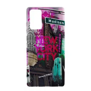 Coque New York City Pink pour téléphone Samsung Note 20