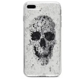 Coque Doodle Skull iPhone SE 2020
