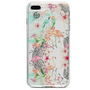 Coque Tropical Flamingo iPhone SE 2020