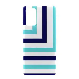 Coque Telephone Gifi pour Samsung Note 20 motif Quadra Bleu