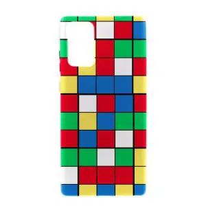 Achat Coque Telephone Made in France Samsung Note 20 Cubes Multi-Teintes
