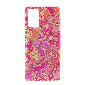 Coque telephone magnetique Samsung Note 20 Style Baroque