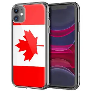 Coque drapeau Canada pour iPhone, Samsung, Huawei