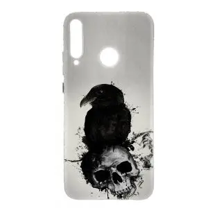 Coque Raven And Skull pour Huawei P40 LITE E, Honor 9c, Y7P