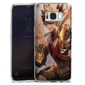 Coque Gel Silicone samsung Galaxy S8, S8 Plus Katsuki Bakugo – Boku no Hero Academia