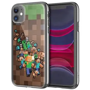 Coque Minecraft Creeper pour iPhone, Samsung, Huawei