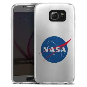 Cover Case Samsung S6 Nasa Logo, Silicone Cover, S6 Edge