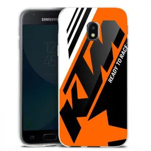 Coque portable KTM Racing Orange and Black pour Samsung Galaxy J3 2017 ( SM J330 )