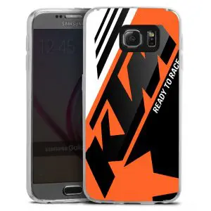 Coque Samsung Galaxy S6, S6 edge KTM Racing Orange and Black