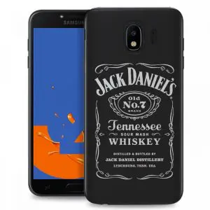 Coque Jack Daniels pour téléphone Samsung Galaxy J4 2018
