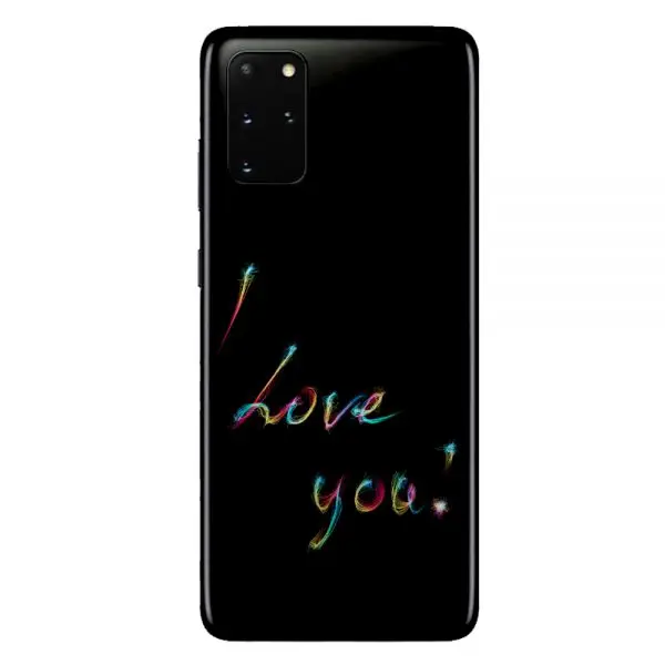 Samsung S20 Silicone Case I Love You, Coque Gel souple, S20 Plus