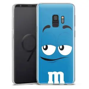 Coque pour Samsung S9 M&M's Bleu , compatible S9 Plus