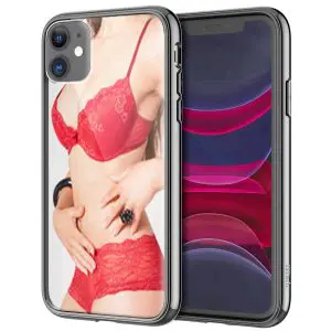 Coque Sexy Tanga Rouge pour iPhone, Samsung, Huawei