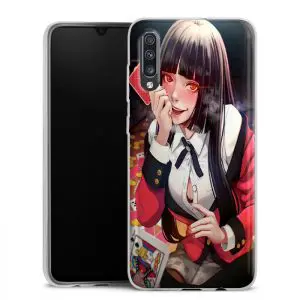 Coque Gambling School Yumeko pour Samsung A70 en silicone