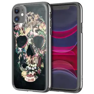 Coque Skull Vintage pour iPhone, Samsung, Huawei