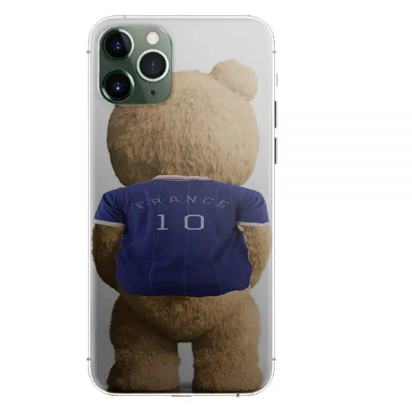 Coque iPhone 11 Teddy Foot en Silicone, design Sport Mode