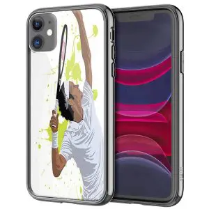 Coque Tennis Service pour iPhone, Samsung, Huawei