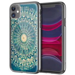 Coque Mandala Blue Organic pour Apple iPhone, Samsung Galaxy, Huawei