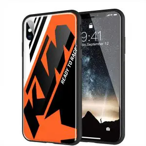 Coque Ktm Racing Orange Black pour iPhone X, Xs