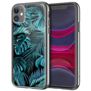 Coque Feuillage Tropical pour tel portable iPhone, Samsung, Huawei