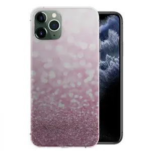 Coque Strass Rose pour smartphone Apple iPhone 12, iPhone 12 MAX, iPhone 12 PRO, iPhone 12 PRO MAX
