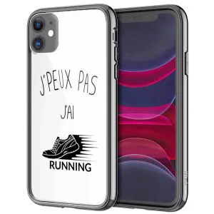 Coque Je Peux pas j'ai Running pour iPhone, Samsung, Huawei