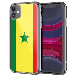 Coque Drapeau Senegalais pour Smartphones iPhone, Samsung, Huawei