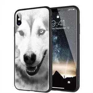 Coque iPhone X original Animaux chiens Husky