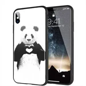 Coque iPhone X original panda