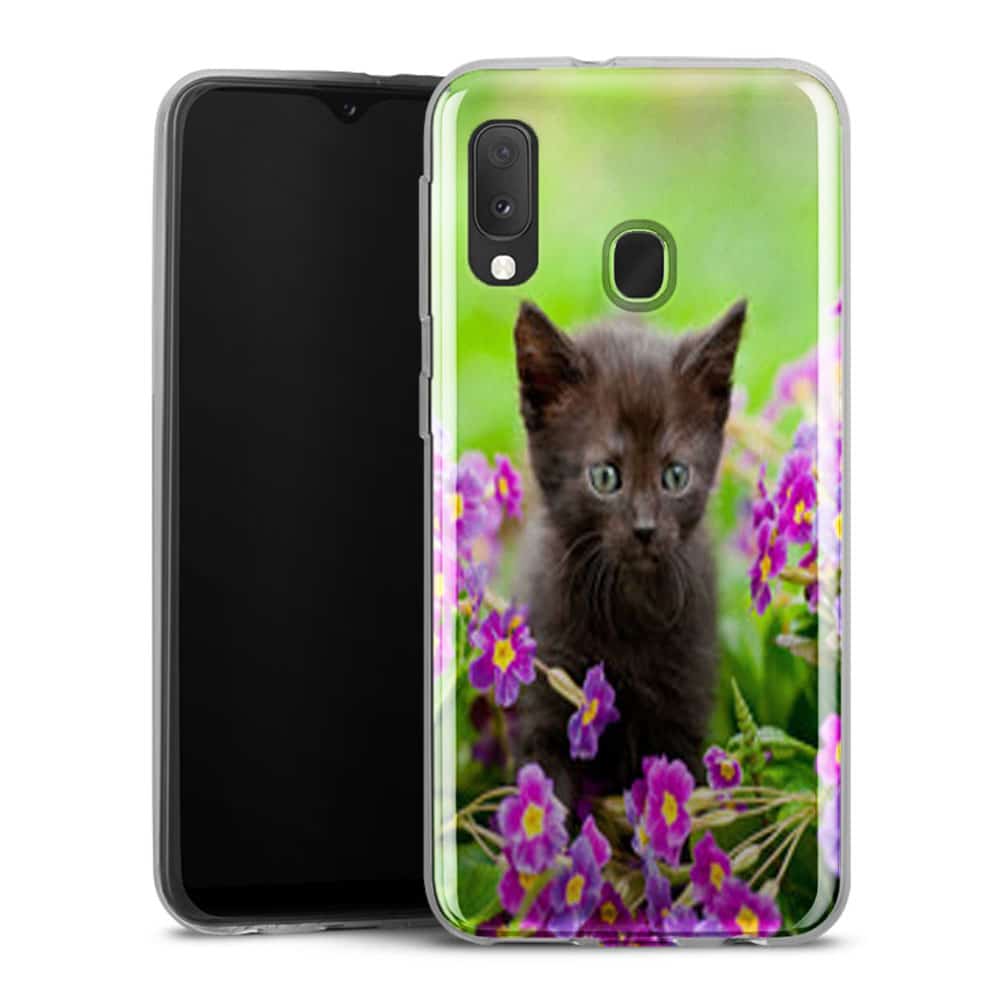 Coque Samsung 0e Bebe Chaton Mignon Housse Silicone Gel