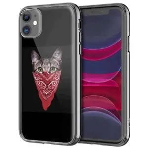 Mobster Cat, Coque iPhone en Verre Trempé, collection Chat