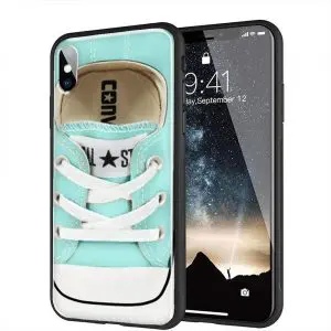 Coque All Star Basket Shoe pour iPhone, samsung, Huawei en verre Trempé renforcé