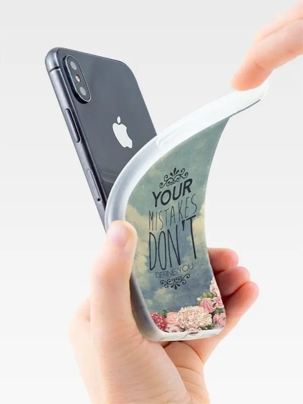 Hands Up , Coque Silicone Mistakes pour iPhone XR