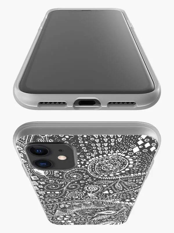Housse en Silicone personnalisée pour iPhone 12, iPhone 12 Mini, iPhone 12 Pro, iPhone 12 PRO MAX motif Handmade Floral
