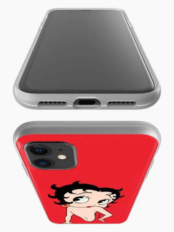 Housse en Silicone pour iPhone 12 Betty Boop