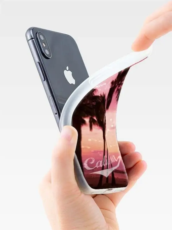 Coque gel silicone California pour iPhone XR