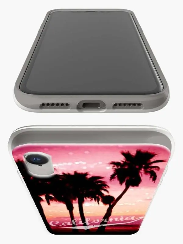 Bumper en gel Tpu California pour Apple iPhone XR