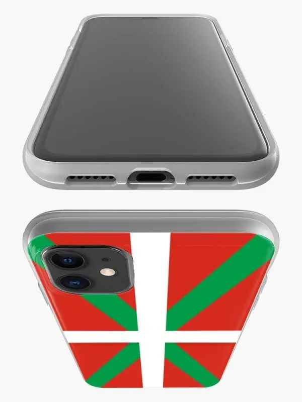 Housse en Silicone motif drapeau Pays Basque pour iPhone 12, iPhone 12 Mini, iPhone 12 PRO, iPhone 12 PRO MAX