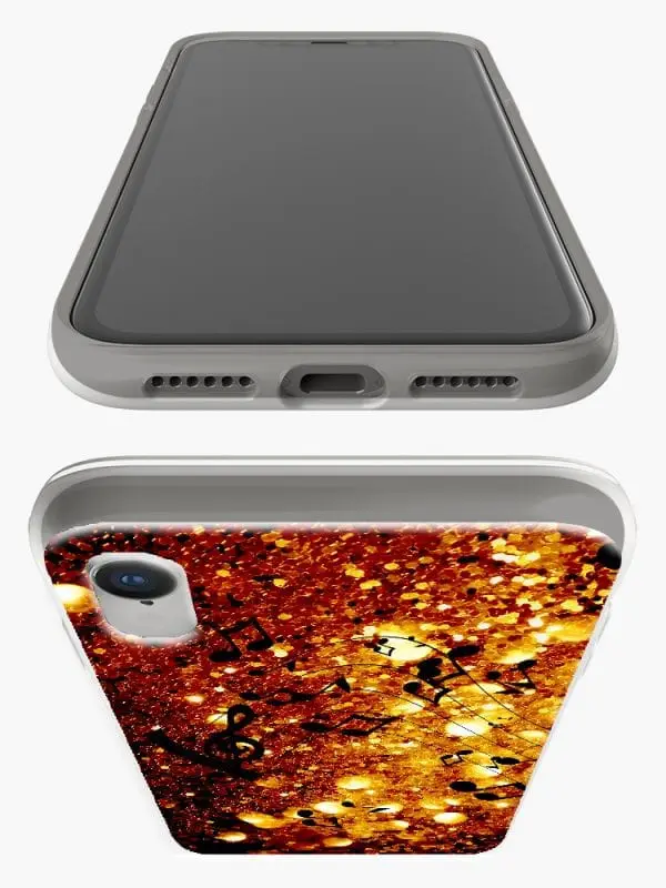 Protection Tpu Golden Music pour portable XR iPhone APPLE