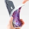 Coque gel Silicone Infinity Love Galaxy pour iPhone XR