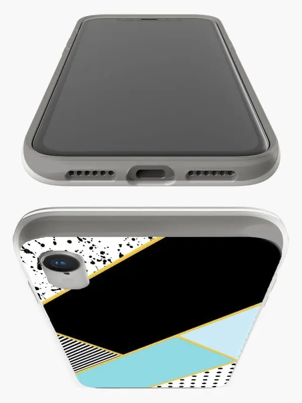 Protégez le portable iPhone XR dans une Coque Minimal Blue Style en Tpu