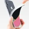 Coque de Silicone souple personnalisée pour iPhone XR Motif Minimal Pink