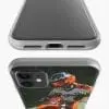 Housse en silicone Motocross Run pour iPHone 12, iPhone 12 Mini, iPhone 12 PRO, iPhone 12 PRO MAX