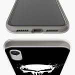 Bumper personnalisée Skull Punisher pour smartphone iPhone XR