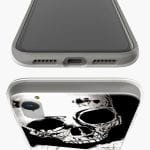 Bumper Tpu Skull Bones pour smartphone Apple iPhone XR