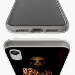 Bumper Skull Jeu Casino pour iPhone XR en Silicone