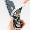 Etui de protection Tpu Motif Skull Vintage pour iPhone XR