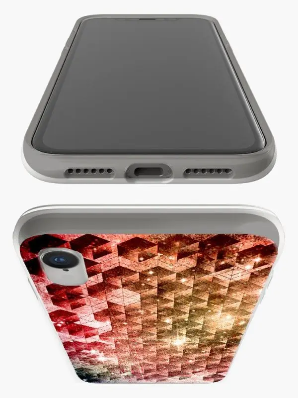 Coque anti chocs Tpu Spheric Cubes pour iPhone XR