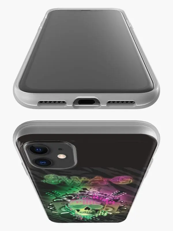 Housse en Silicone personnalisée pour iPhone 12, iPhone 12 Mini, iPhone 12 Pro, iPhone 12 PRO MAX motif Swag Skull