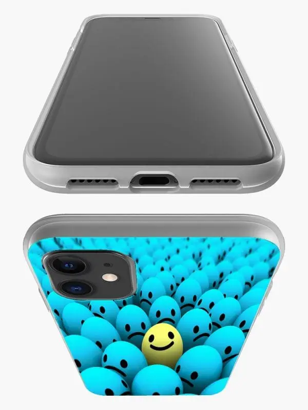Smiley Smile, Housse pour iPhone en Silicone, collection Fun